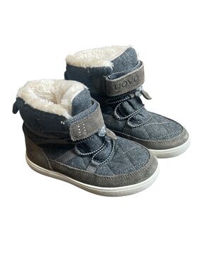 UOVO Snow Boots Winter Waterproof Slip Resistant Outdoor Shoes Boys Size 11.5